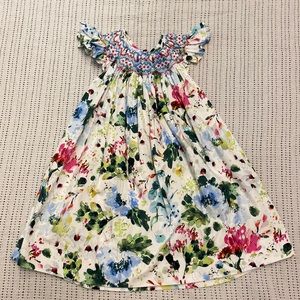Mom & Me Smocked Floral Dress